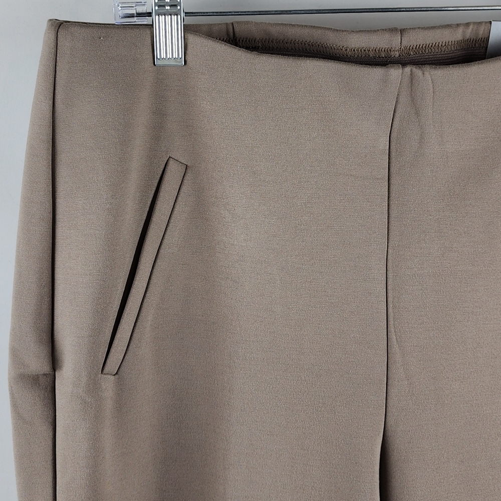Chicos Pants Women 10T So Slimming 360 Juliet Full Length Mountain Stone Tan NWT - Picture 4 of 13
